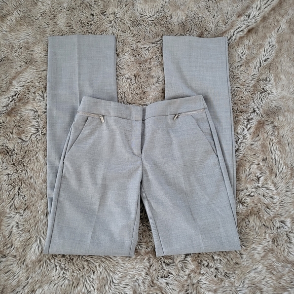 New York & Company Pants - New York & Company 7th Avenue Suiting Collection Straight Leg Zipper Pocket Pant